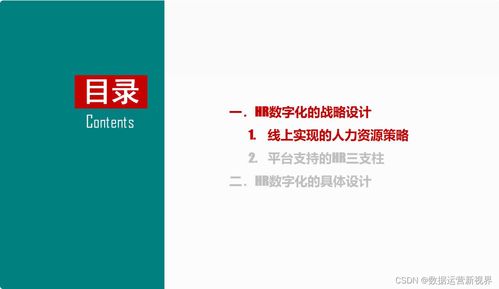 集團企業人力資源 hr 數字化轉型規劃 43頁ppt